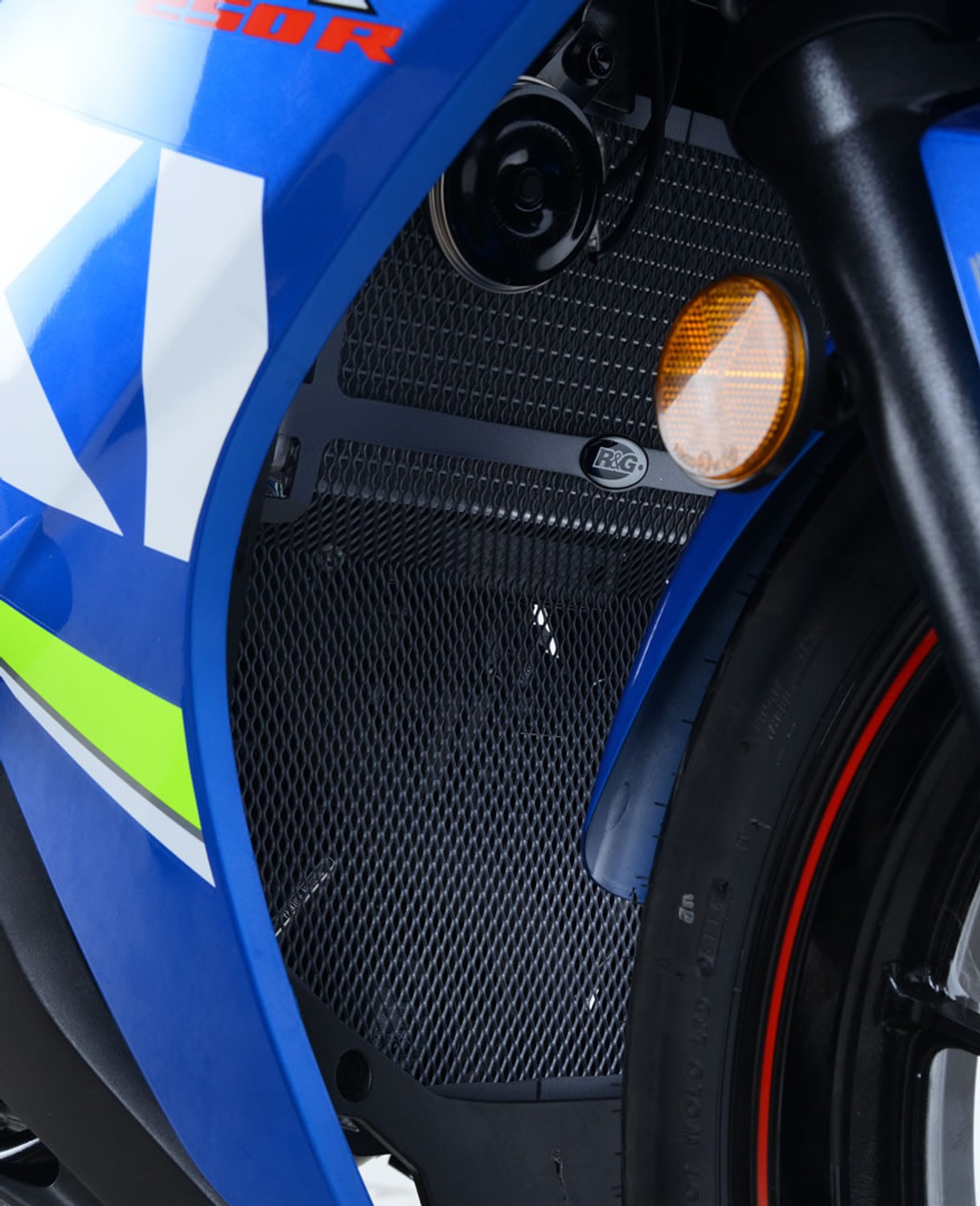 R&G Racing Radiator & Downpipe Guard (Single) for the Suzuki GSX250R '17-'21 R&G Racing Radiator & Downpipe Guard (Single) for the Suzuki GSX250R '17-'21